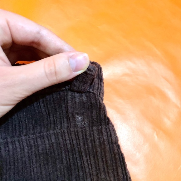 90s Brown, High Waisted Corduroy Carpenter Jeans Women's Size 27 - Picture 4 of 8